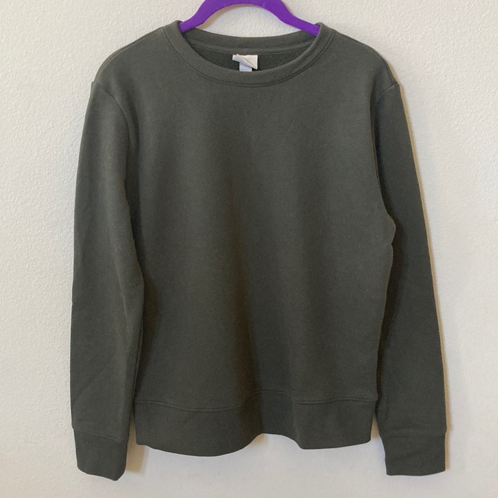 A New Day Long Sleeve Womens Sweater Green